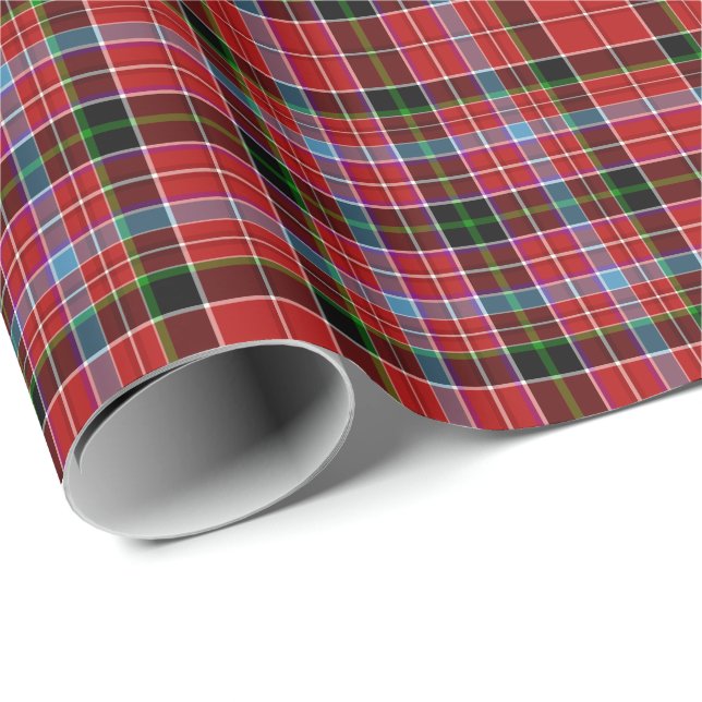 Papel De Presente Aberdeen Scotland District Tartan (Ponta do rolo)