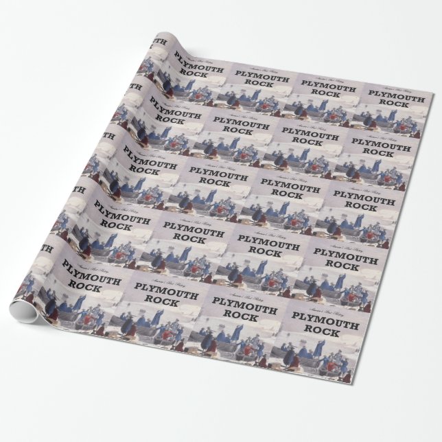 Papel De Presente ABH Plymouth Rock (Desenrolado)