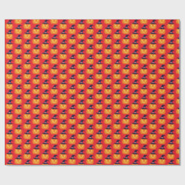 Papel De Presente abóbora de halloween