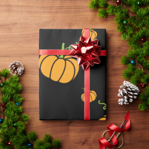 Papel De Presente Abóbora-do-Halloween