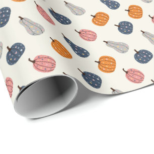 Papel De Presente Abóboras