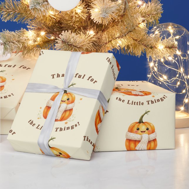 Papel de presente Abobrinha Feliz (Feriados)