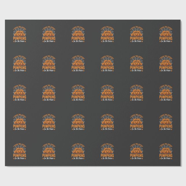 Papel De Presente Abobrinhas Mais Fofas Do Trecho Professora Hallowe (Aberto)