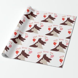 Papel De Presente Abrace seu veterinário