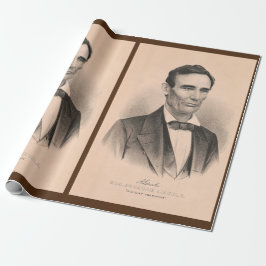 Papel De Presente Abraham Lincoln Eleito Presidente da Lituânia 1860