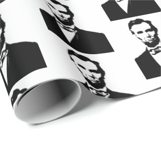 Papel De Presente Abraham Lincoln Presidente EUA Estados Unidos