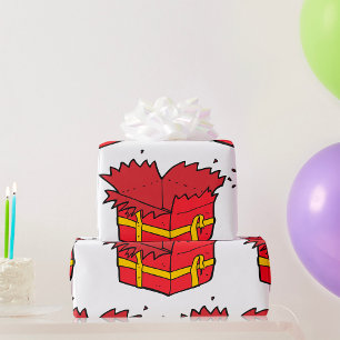 Papel De Presente Abrir presente