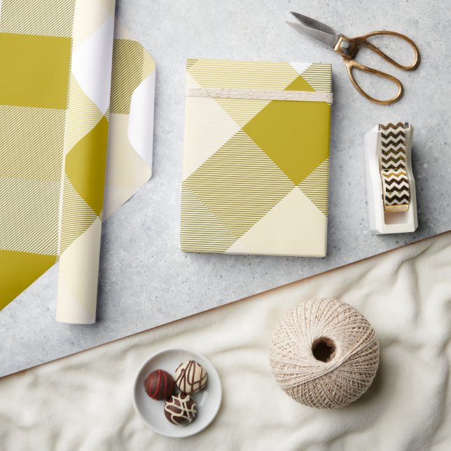 Papel De Presente Abstração Geométrica Quadrada 15 (Artesanato)