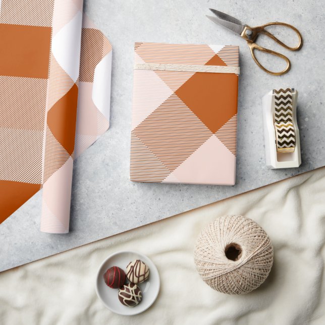 Papel De Presente Abstração Geométrica Quadrada 16 (Artesanato)