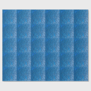 Papel De Presente Abstract Cobalt Blue Textured Wall with Impasto Pa