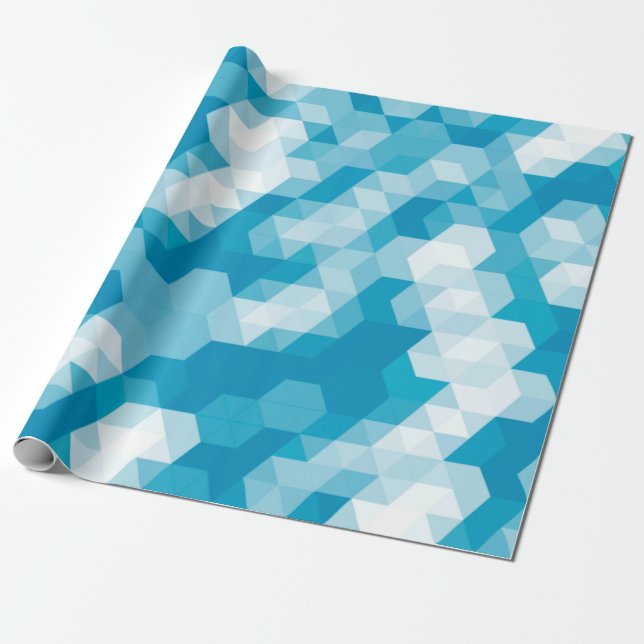 Papel De Presente Abstract pattern of geometric shapes backgroundabs (Desenrolado)
