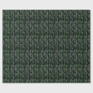 Papel De Presente Abstract Tunnel Perspective with Two Figures