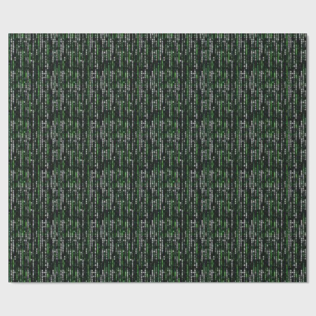 Papel De Presente Abstract Tunnel Perspective with Two Figures (Aberto)