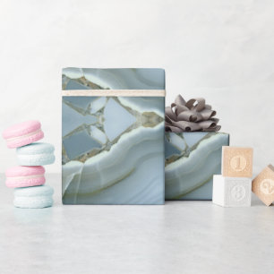 Papel De Presente Abstrato Agate Marble Swirl