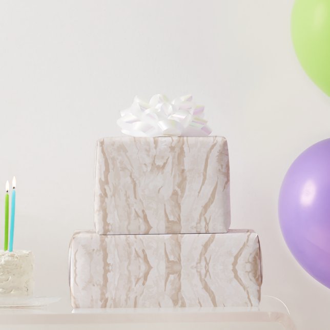 Papel De Presente Abstrato Agate Marble Swirl (Presentes para festas)