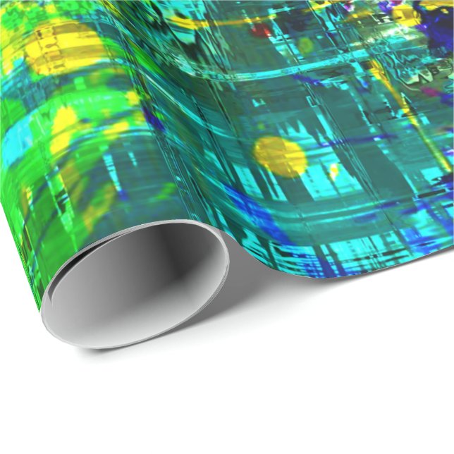 Papel De Presente Abstrato Art 56 Wrapping Paper (Ponta do rolo)