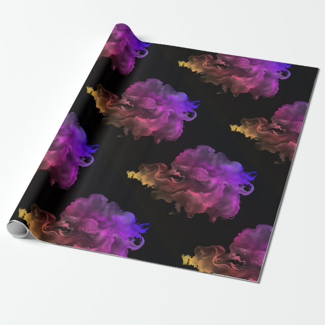 Papel De Presente Abstrato artístico chique (Desenrolado)