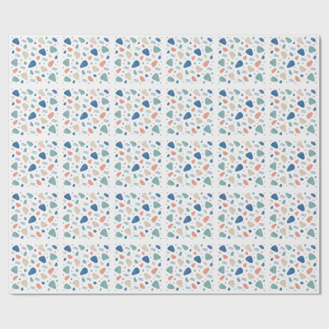 Papel de Presente Abstrato com Dispersão de Vidro  (Aberto)