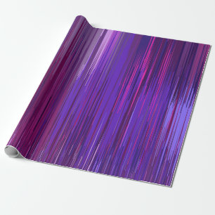 Papel De Presente Abstrato com linha vertical fina e roxa