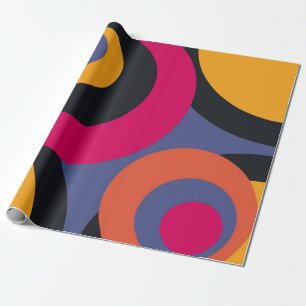 Papel De Presente Abstrato de Anos 50