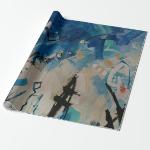 Papel De Presente Abstrato de parede multicolorido