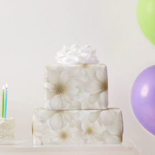 Papel De Presente Abstrato Floral de Costa do Marfim