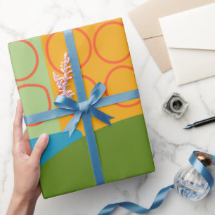 Papel De Presente Abstrato Formas