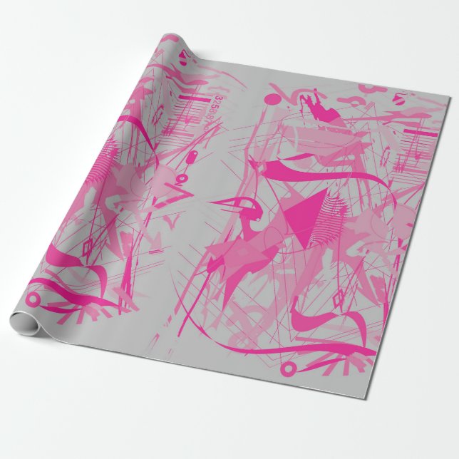 Papel De Presente abstrato galáxia (Desenrolado)