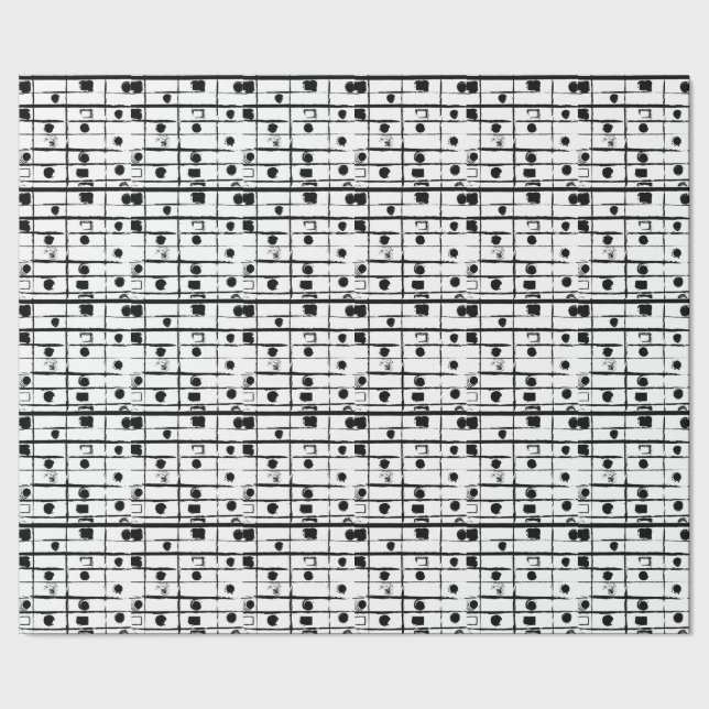 Papel De Presente abstrato geométrico (Barra)