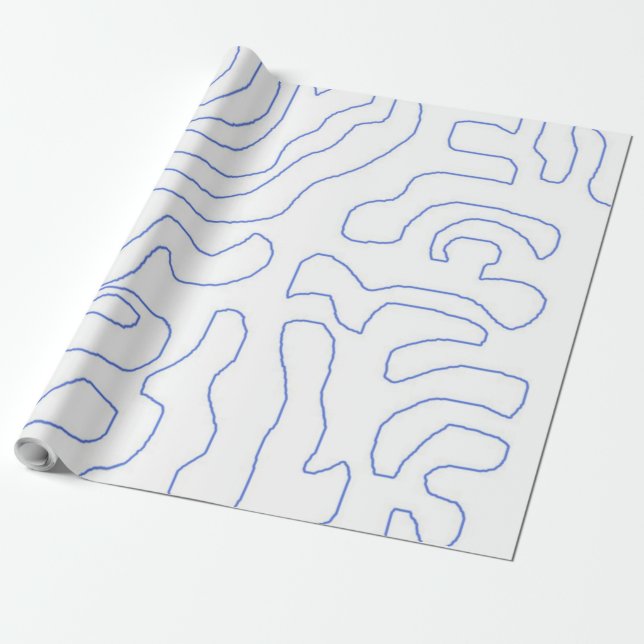 Papel De Presente abstrato moderna (Desenrolado)