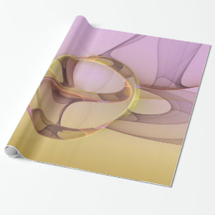 Papel De Presente Abstrato motiva arte frontal rosa moderna Ouro ros