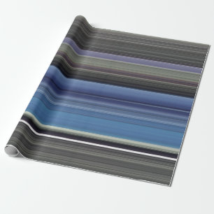 Papel De Presente Abstrato nº 1: Azul e cinza