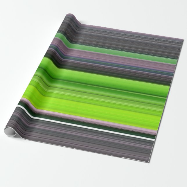 Papel De Presente Abstrato nº 1: Limão e cinza (Desenrolado)