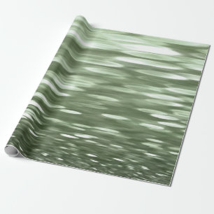 Papel De Presente Abstrato nº 3: borrão verde-oliva