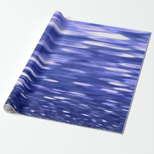 Papel De Presente Abstrato nº 3: Shimmer azul