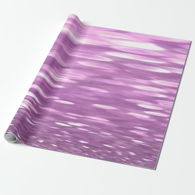 Papel De Presente Abstrato nº 3: Shimmer Lilac (Desenrolado)