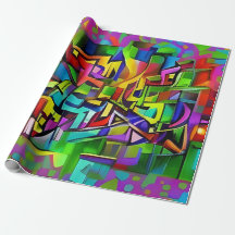 Abstrato Neon Grafite