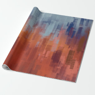 Papel De Presente Abstrato pintando o pano de fundo na parede de con