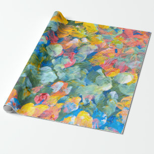 Papel De Presente Abstrato ponto esfregaço curso de pincel em acríli