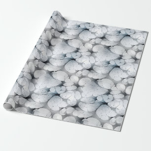 Papel De Presente Abstrato Preto, Cinza e Branco
