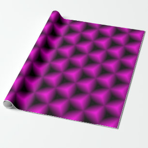 Papel De Presente Abstrato roxo geométrico.abstrato, arte