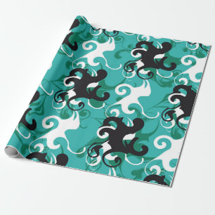 Papel De Presente Abstrato sem descontinuidades padrão qualitativo i