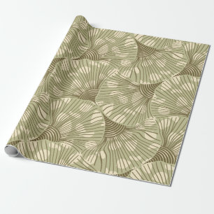 Papel De Presente Abstrato spotty planta um padrão perfeito. padrão,