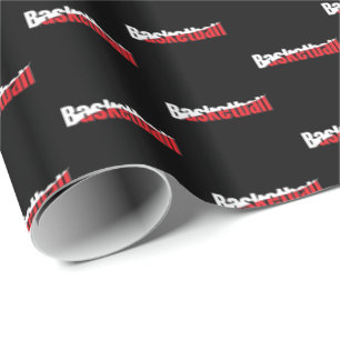 Papel De Presente Abstrato Swish - Jogador de Basquete - Arte do Wor