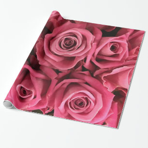 Papel De Presente Abstrato White Roses Garden Elegante Floral Elegan