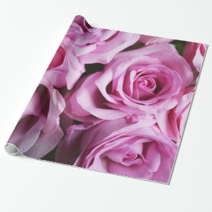 Papel De Presente Abstrato White Roses Garden Elegante Floral Elegan
