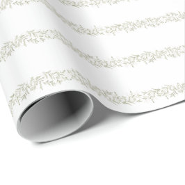 Papel De Presente abundância de natal folhagem botânica elegante