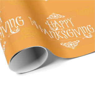 PAPEL DE PRESENTE ACÇÃO DE GRAÇAS FELIZ