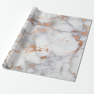 Papel De Presente Acentos de Areia e Padrão Abstrato Branco