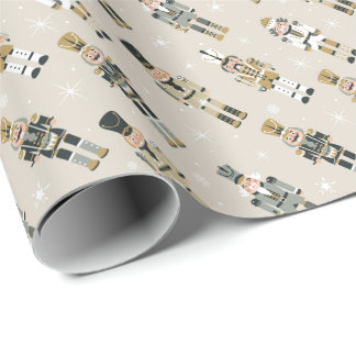 Papel De Presente Acrilicos Natalinos Retrô